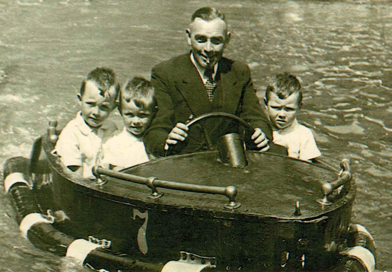 The entire family visiting a combination of water park and zoo shortly before we leave for Canada.